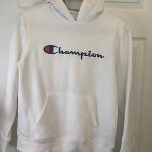 Champion hoodie. Size large 14-16 youth